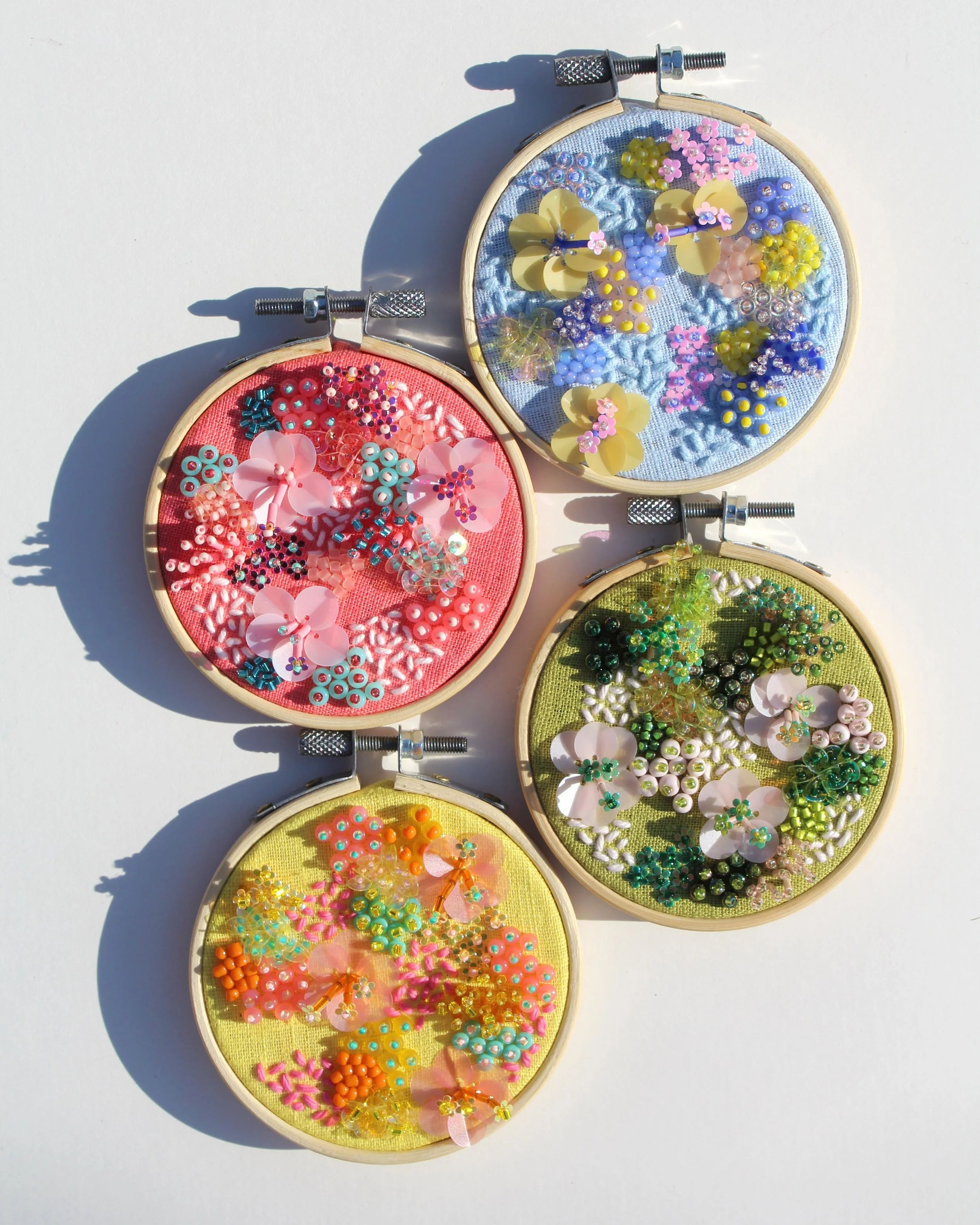The Blue Mini 3D Beaded Embroidery Kit — imogen melissa